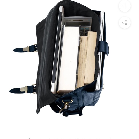 Leather satchel - Picture 6 of 7